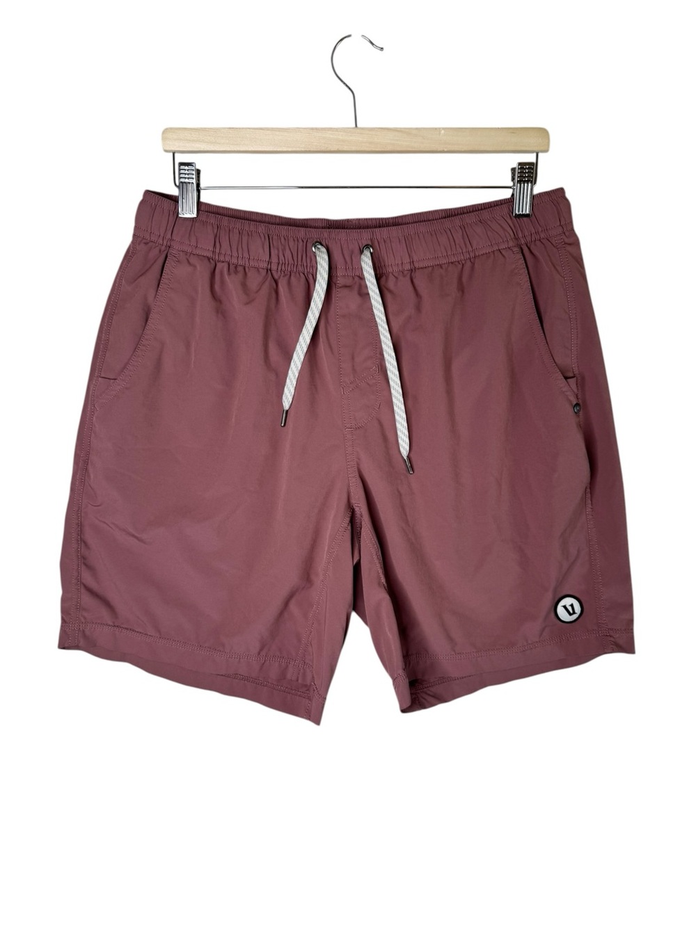 Vuori Kore Short Lined Athletic Shorts V302 Summer Red Men's Size Large